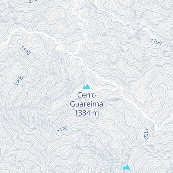 Map of Cerro Guareima