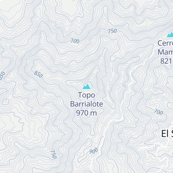 Map of Topo Barrialote