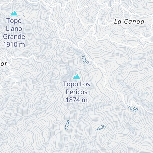 Map of Topo Los Pericos