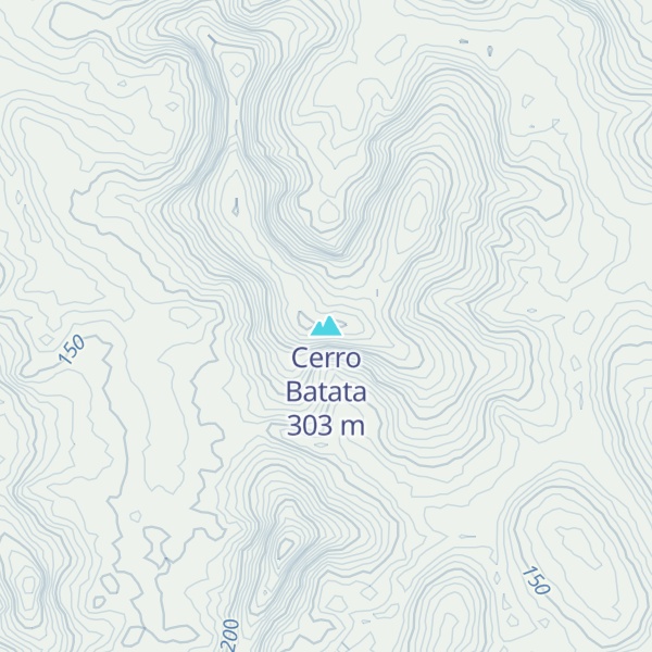 Map of Cerro Batata