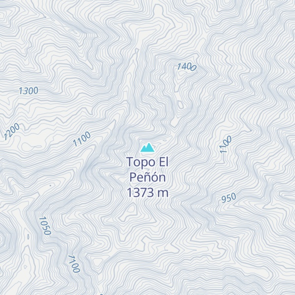 Map of Topo El Peñón
