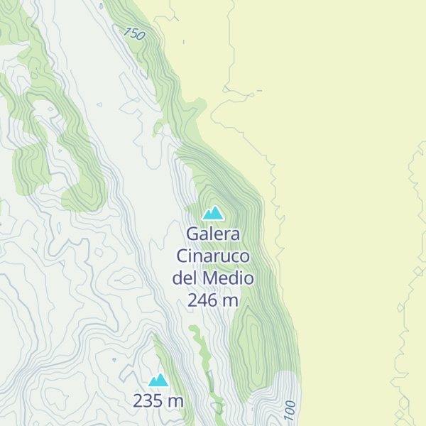 Map of Galera Cinaruco del Medio