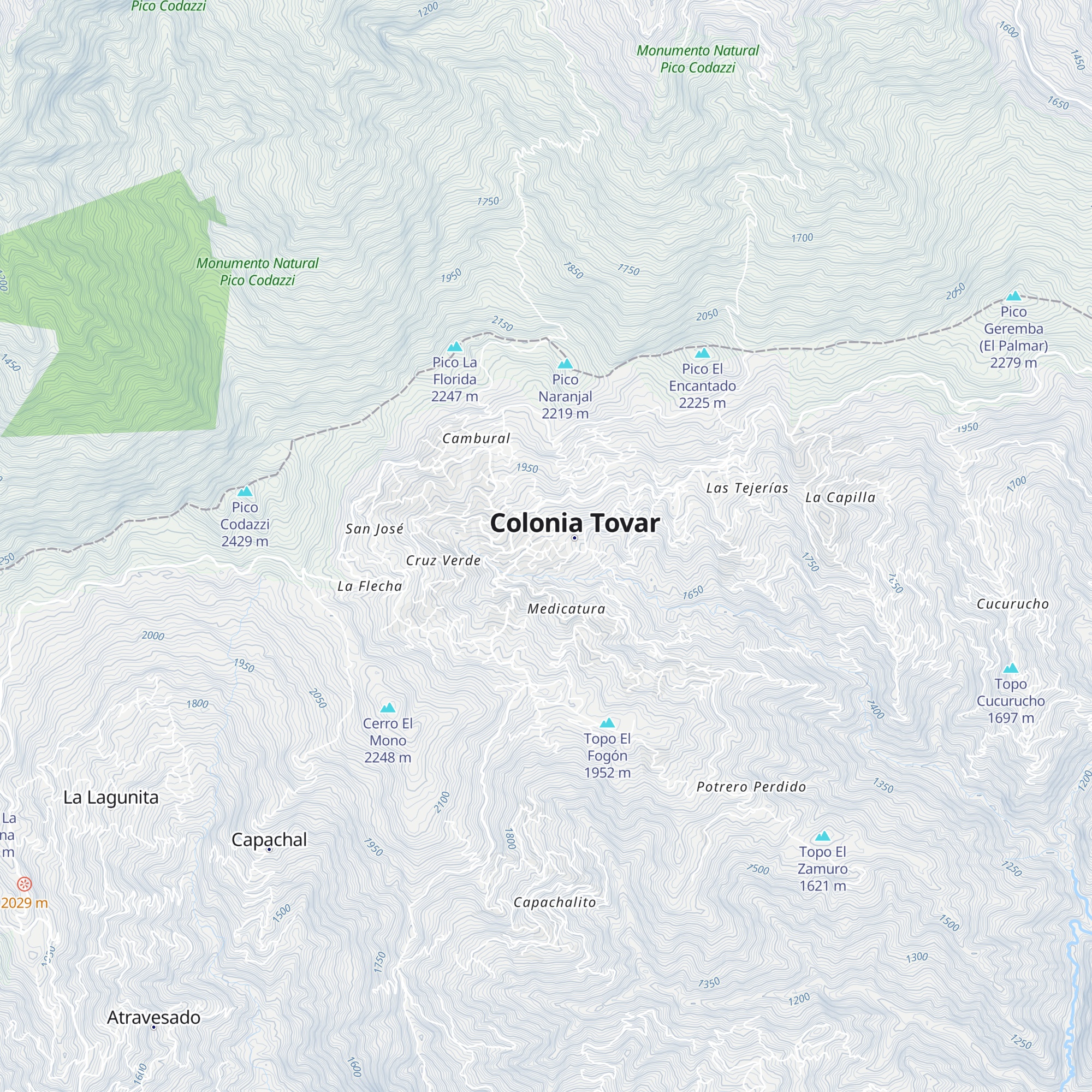 Cabañas Betty Haus map