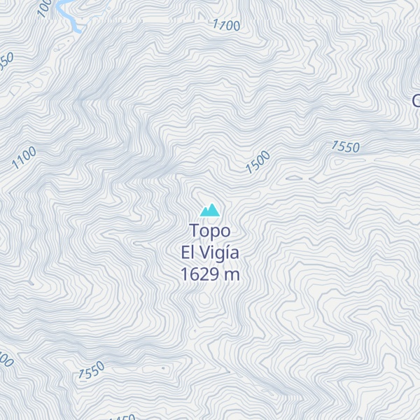 Map of Topo El Vigía