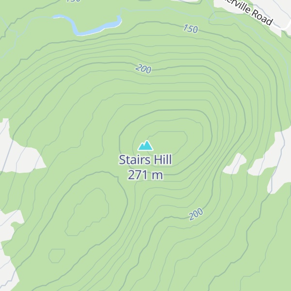 Map of Stairs Hill