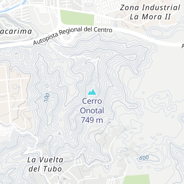 Map of Cerro Onotal