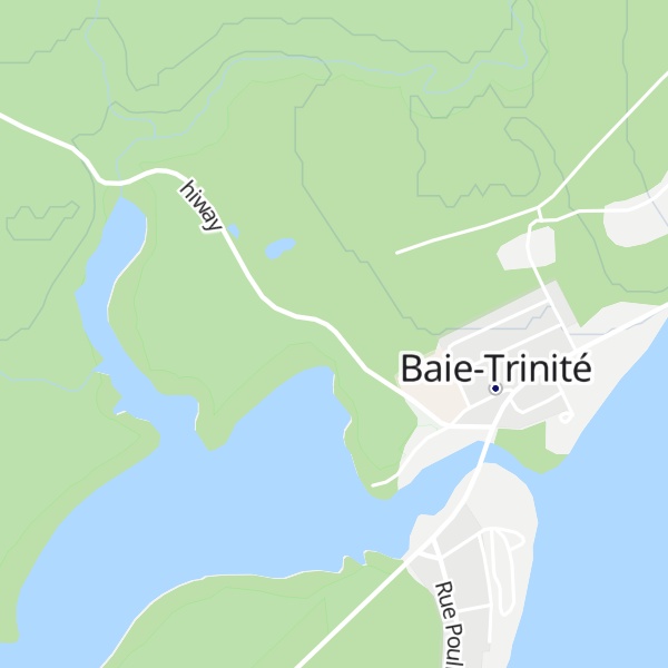 Map of Poste d'accueil ZEC Trinité