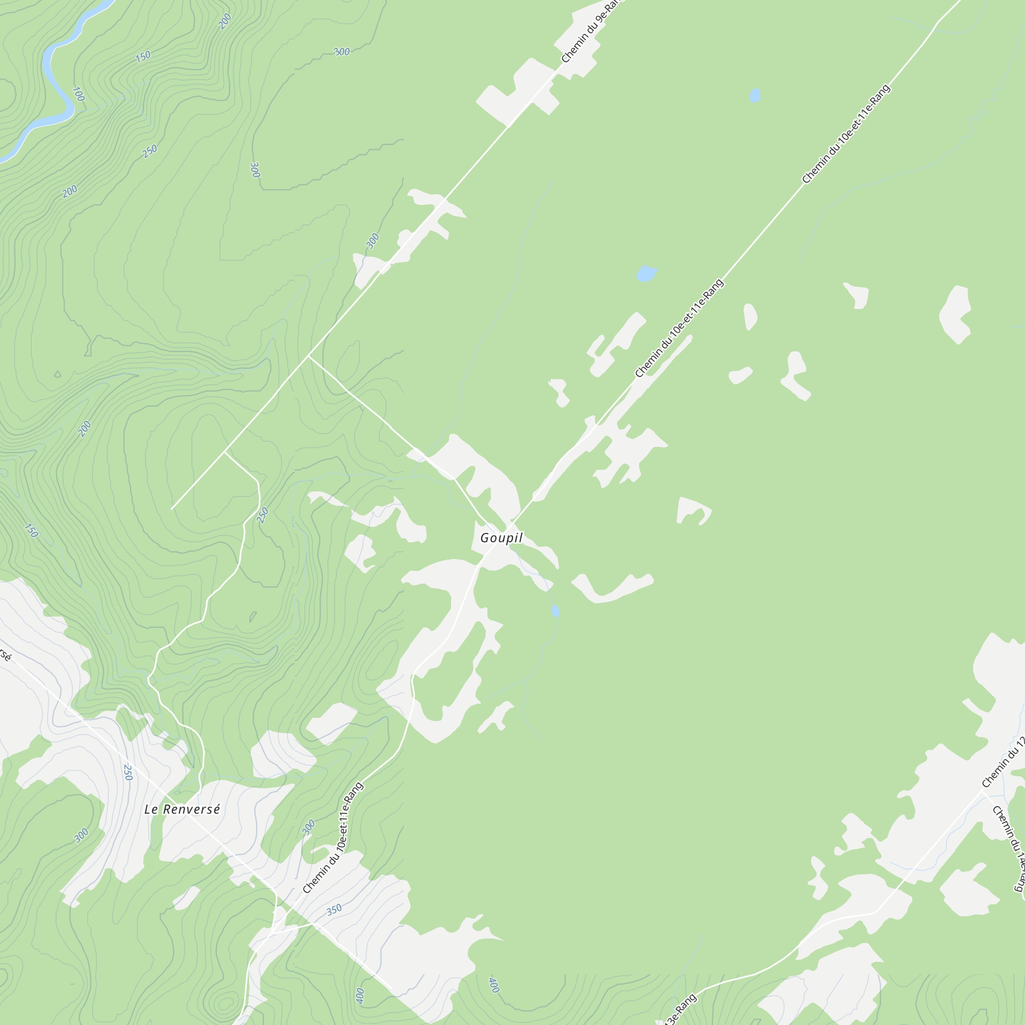 Gîte des sommets map
