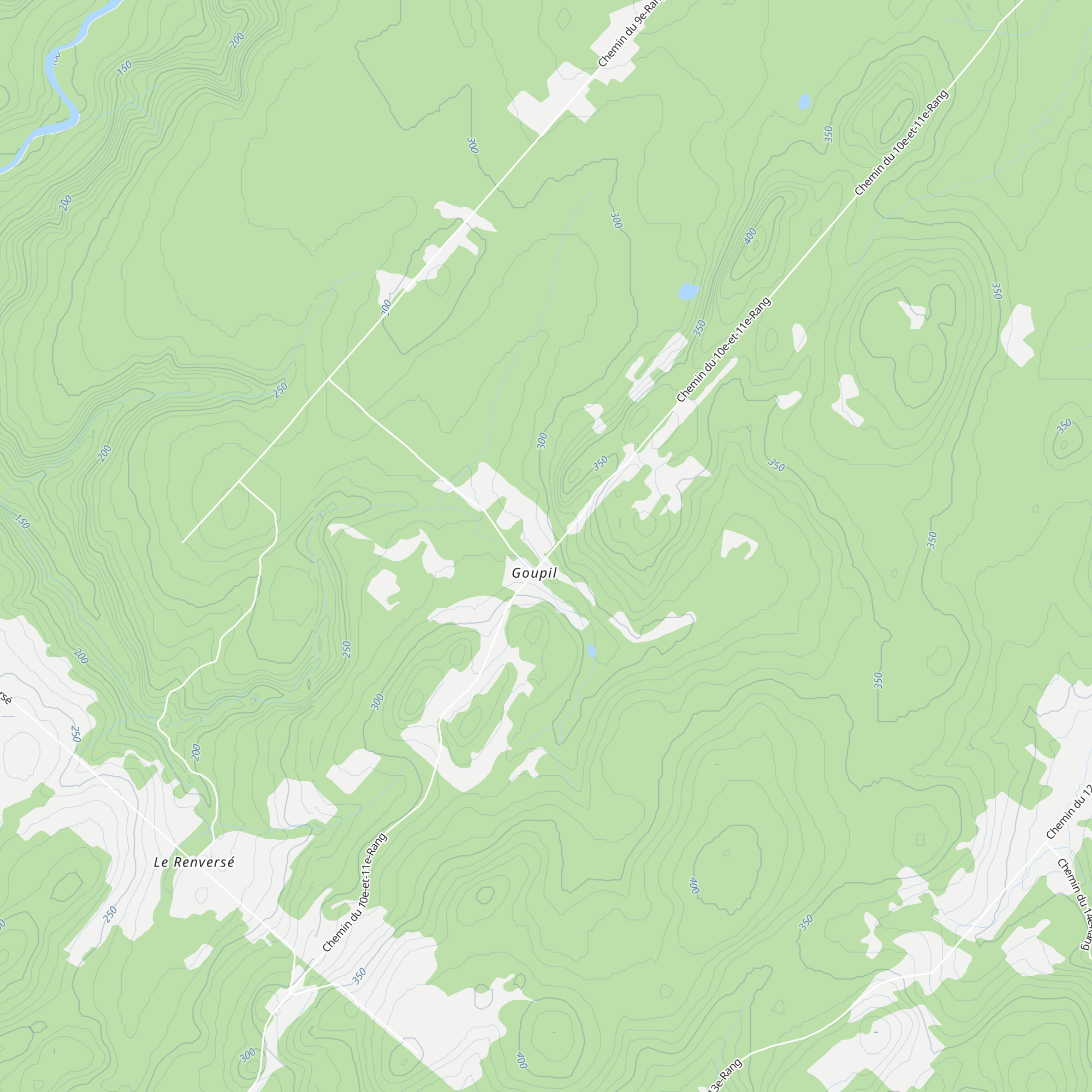 Gîte des sommets map
