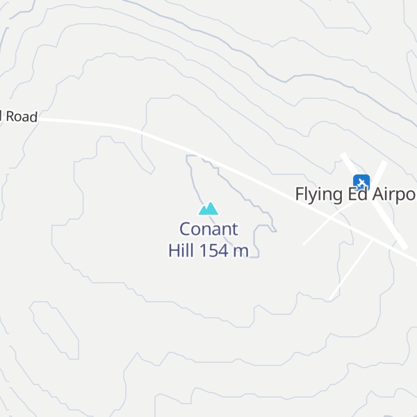 Map of Conant Hill