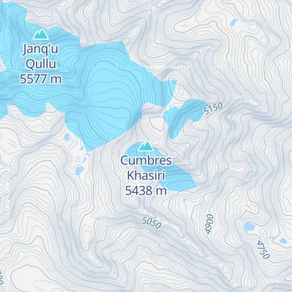 Map of Cumbres Khasiri