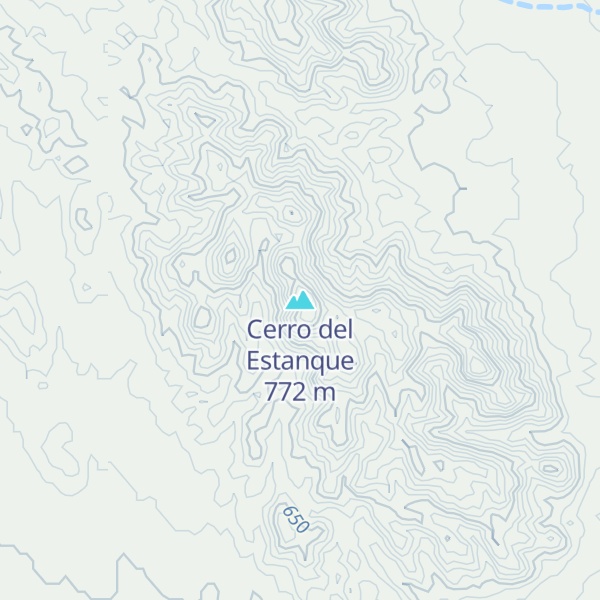 Map of Cerro del Estanque