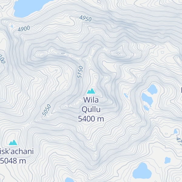 Map of Wila Qullu