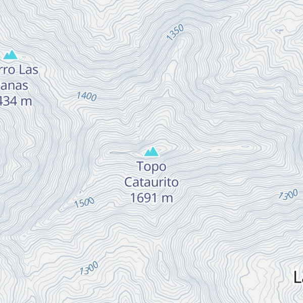 Map of Topo Cataurito