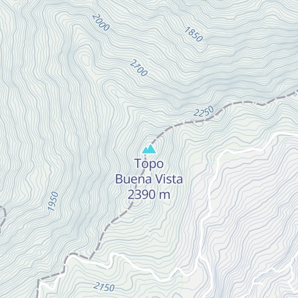 Map of Topo Buena Vista