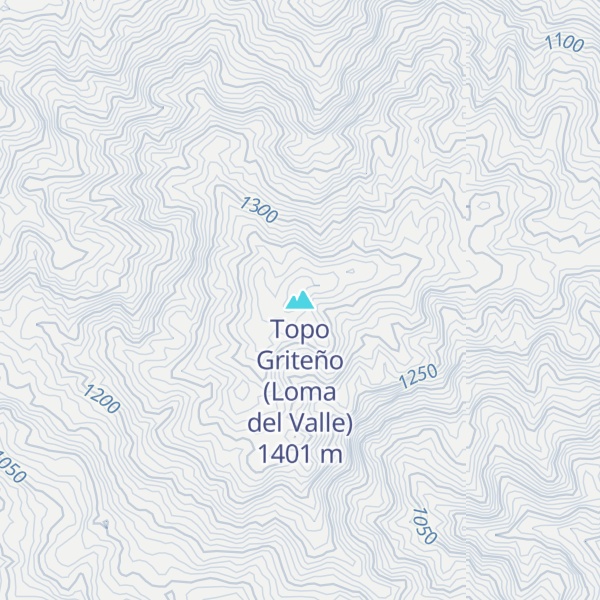 Map of Topo Griteño (Loma del Valle)