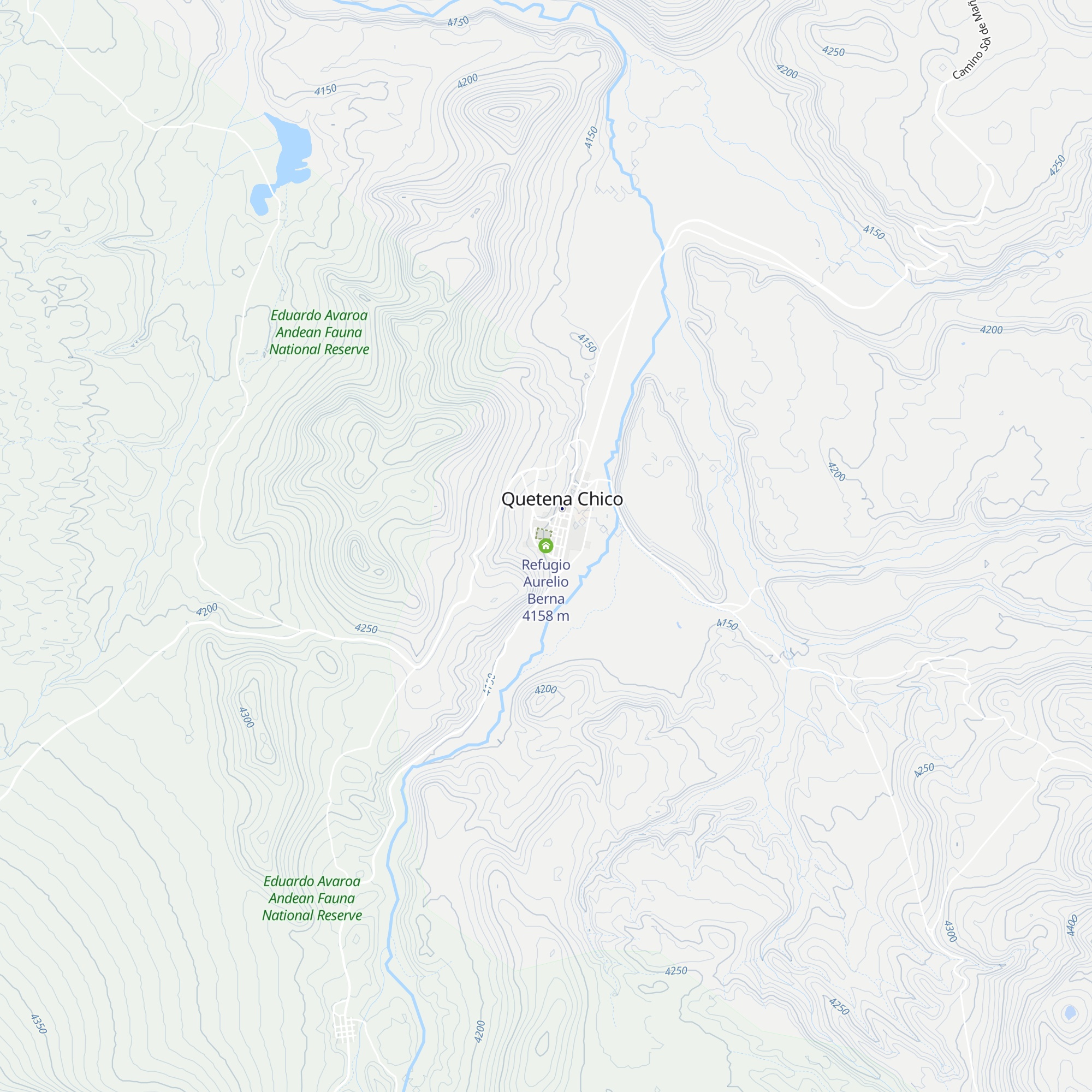 Refugio Aurelio Berna map