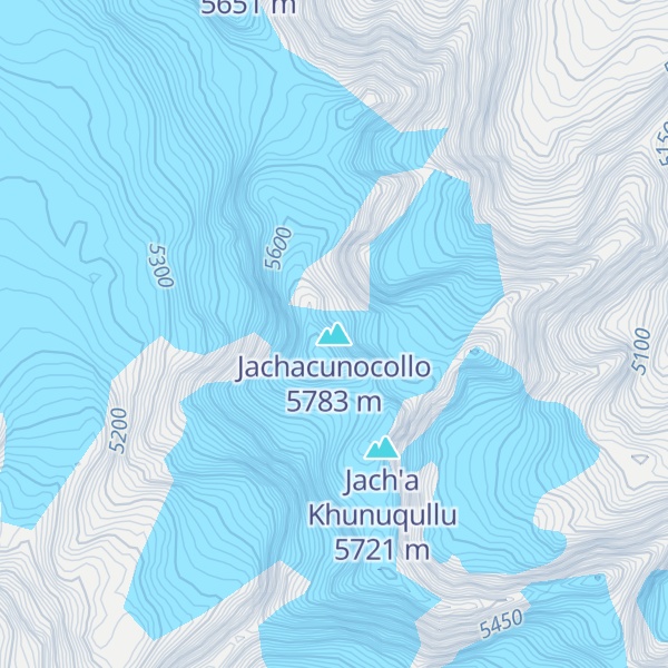 Map of Jachacunocollo