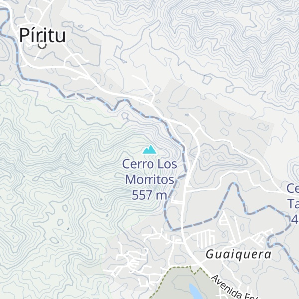 Map of Cerro Los Morritos
