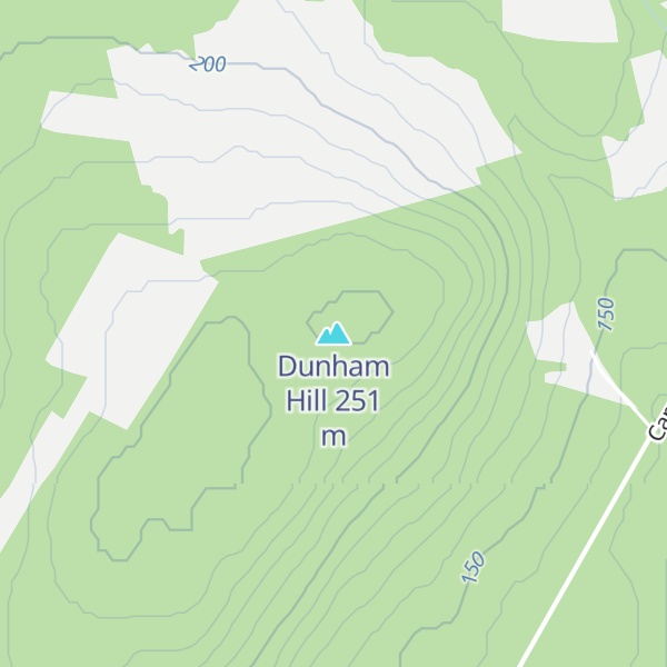 Map of Dunham Hill
