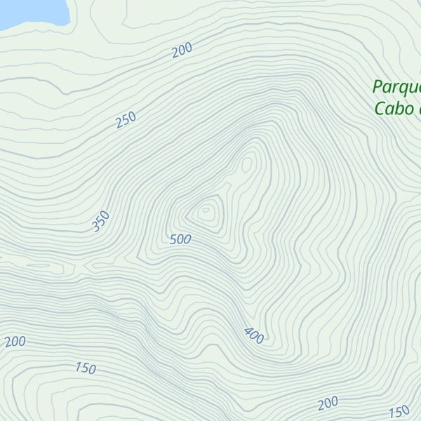 Map of Mte Dubertis