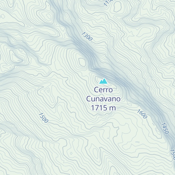 Map of Cerro Cuao