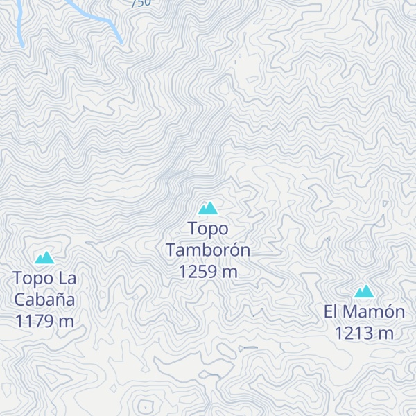 Map of Topo Tamborón