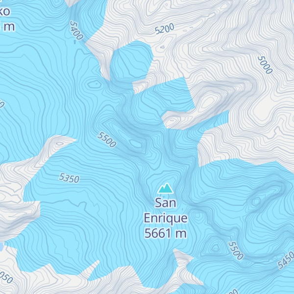 Map of Ch'amak Qullu