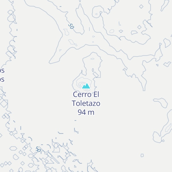 Map of Cerro El Toletazo