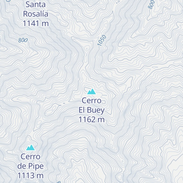 Map of Cerro El Buey
