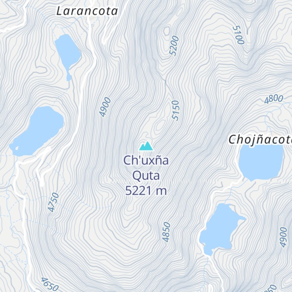 Map of Ch'uxña Quta