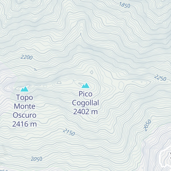 Map of Pico Cogollal