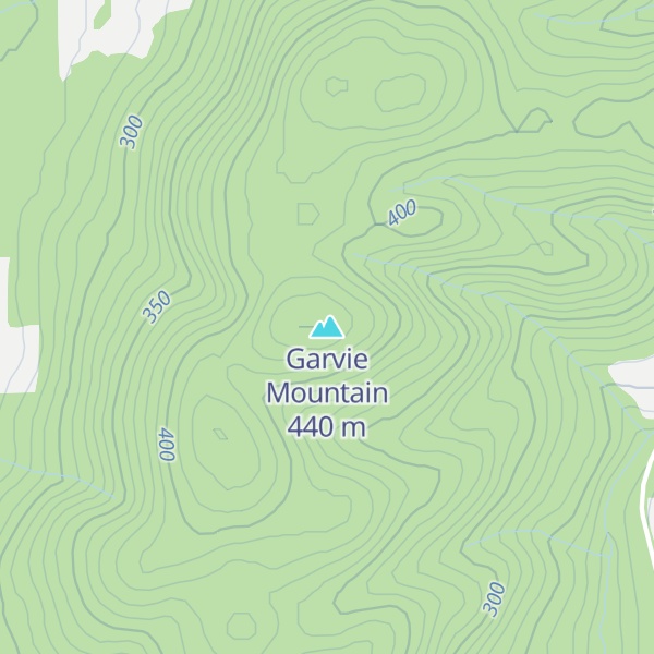 Map of Garvie Mountain