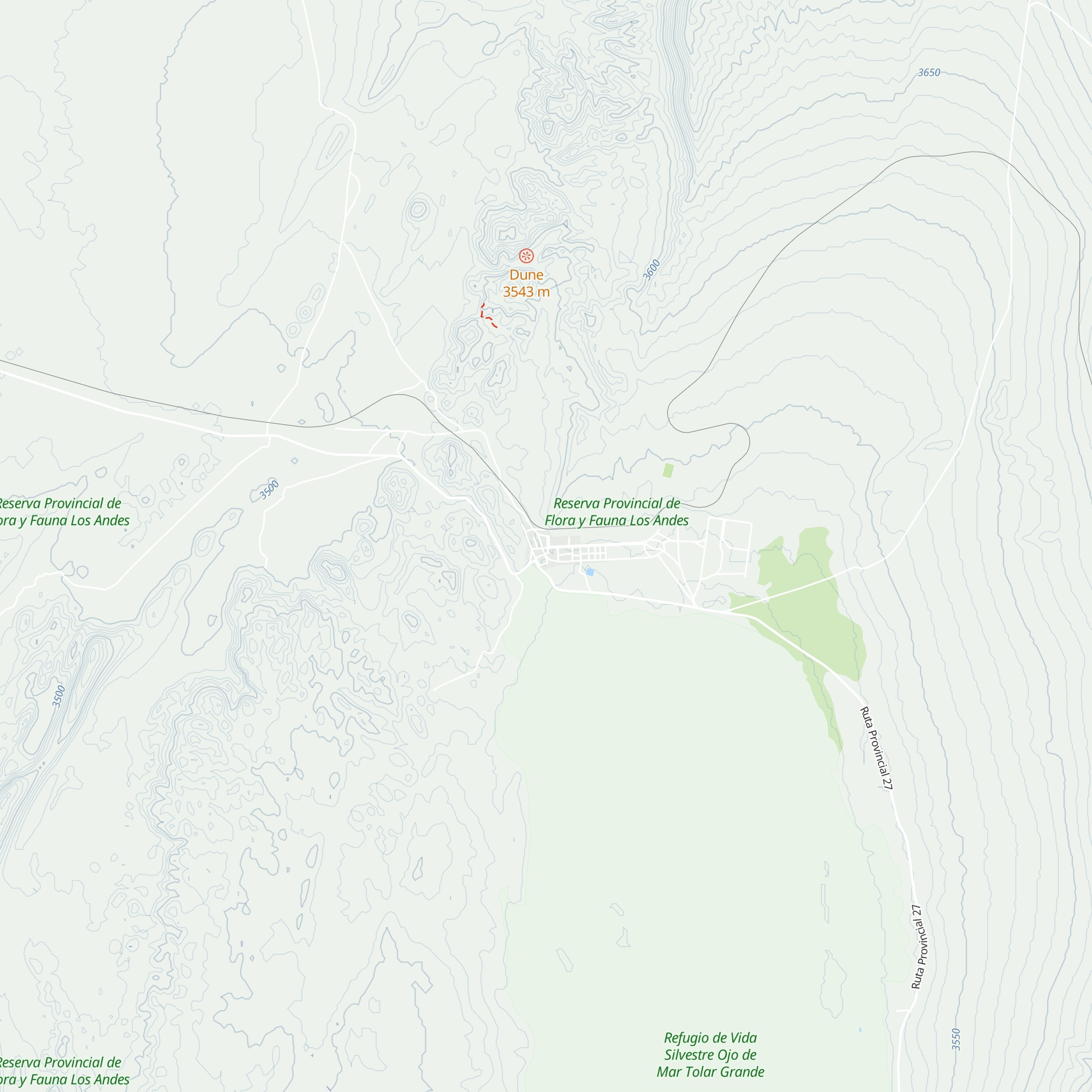 Refuge de l'Amitié Franco-Argentin map