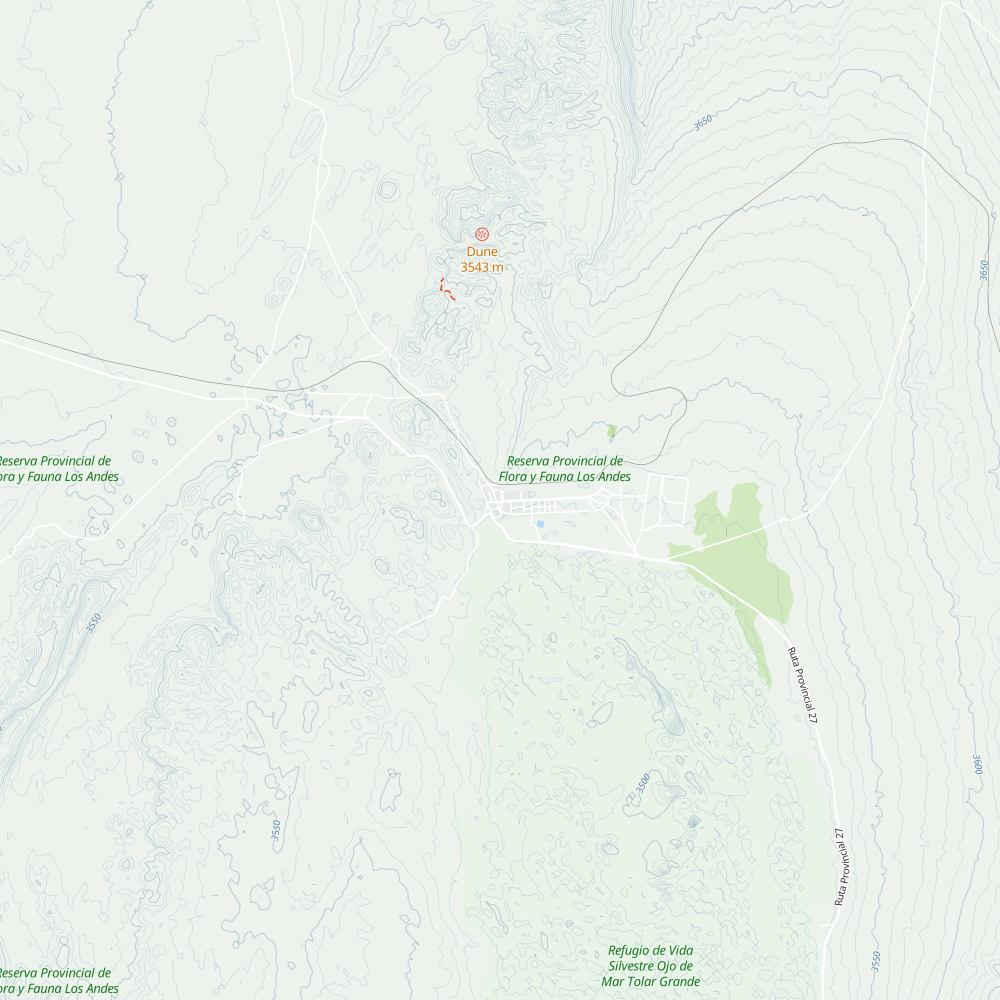Refuge de l'Amitié Franco-Argentin map