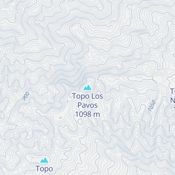 Map of Topo Los Pavos