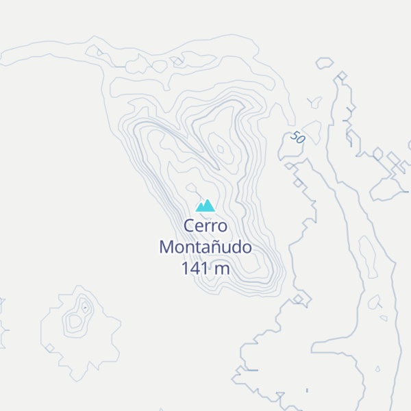 Map of Cerro Montañudo