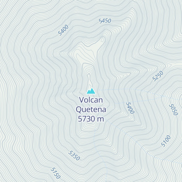 Map of Volcan Quetena
