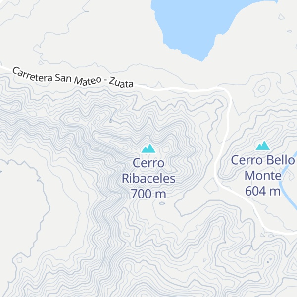 Map of Cerro Ribaceles