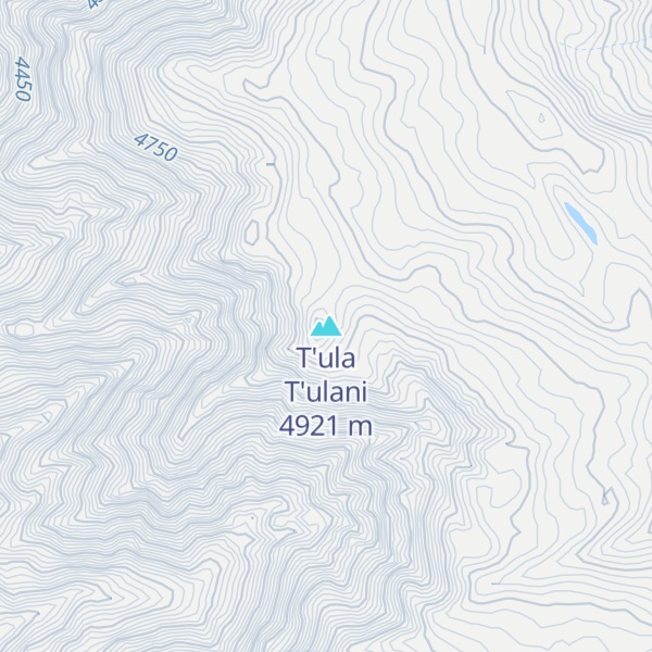 Map of T'ula T'ulani