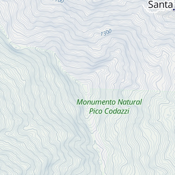 Map of Cerro Santa Elena