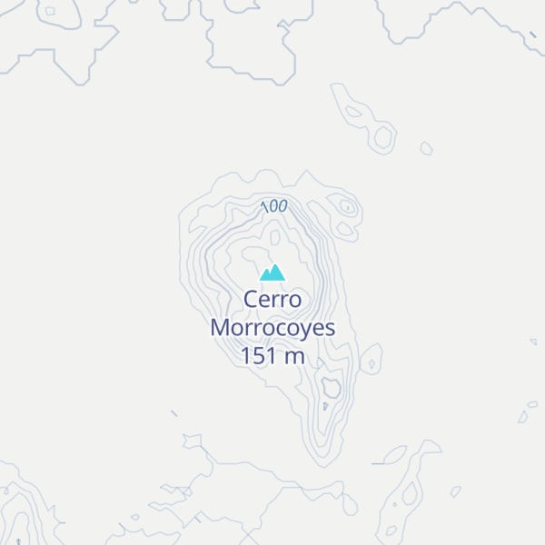 Map of Cerro Morrocoyes