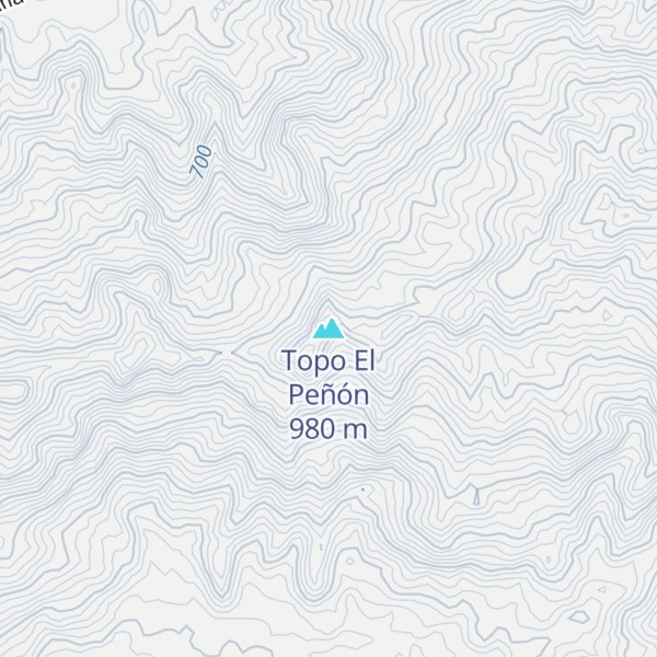 Map of Topo El Peñón