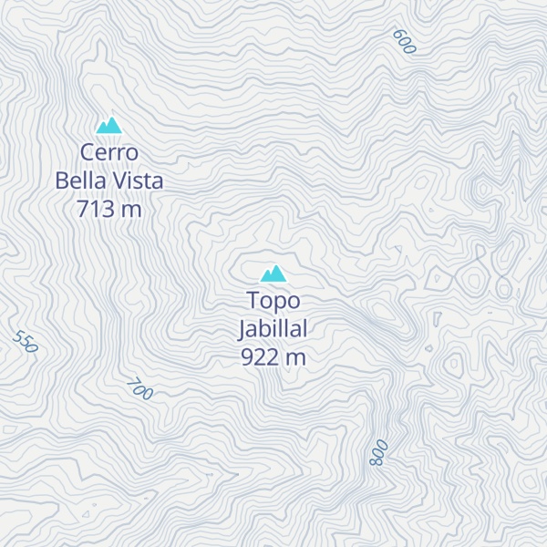 Map of Topo Jabillal