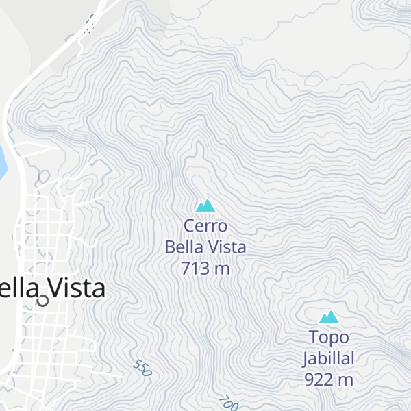 Map of Cerro Bella Vista