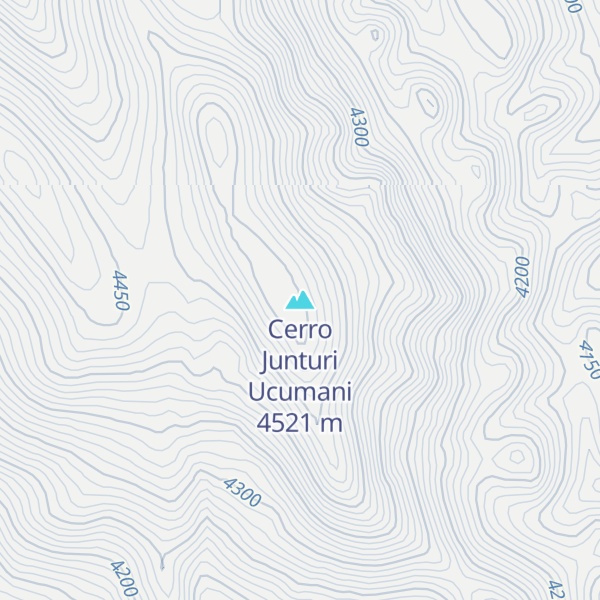 Map of Cerro Junturi Ucumani