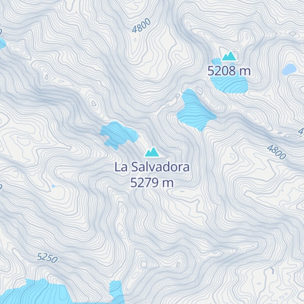 Map of La Salvadora
