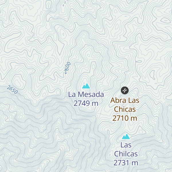Map of La Mesada