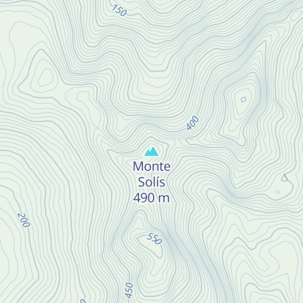 Map of Monte Solís