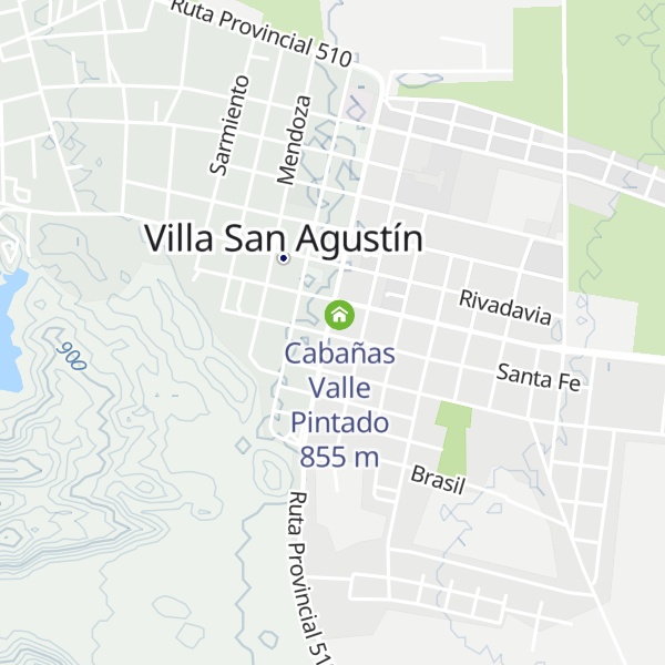 Map of La Hilda